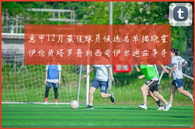意甲12月最佳球员候选名单揭晓霍伊伦劳塔罗普利西奇伊尔迪兹争夺荣誉