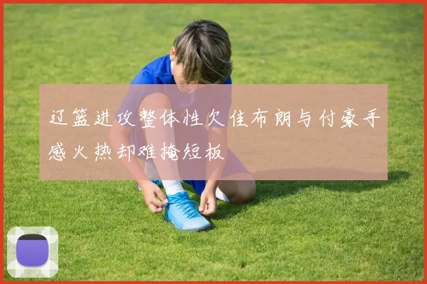 辽篮进攻整体性欠佳布朗与付豪手感火热却难掩短板